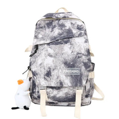 Women Schoolbag Girls Anti Nylon Backpack Student Bookbag Large Capacity