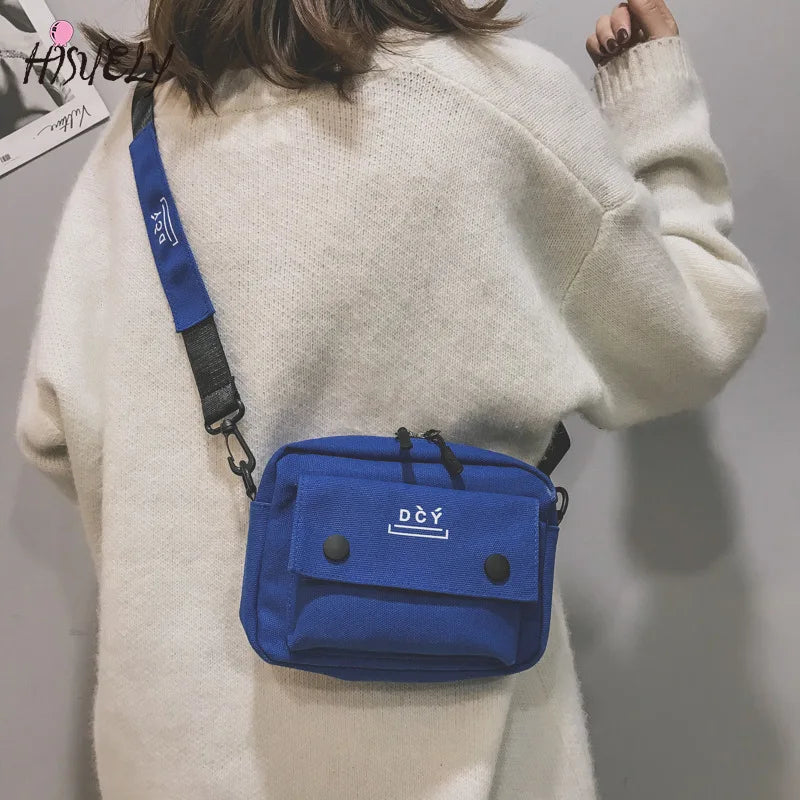 Retro Student Girl Messenger Bag