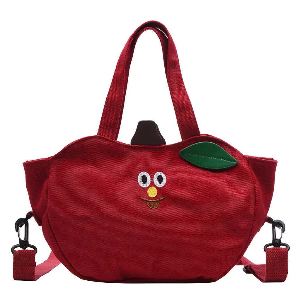 Banana Canvas Shoulder Bag Casual Handbag M