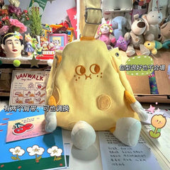Cheese Handbag Canvas Crossbody Tote Bag Shoulder Bag