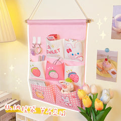 Fabric Hanging Bag Wall Door Storage Mobile Phone Dorm