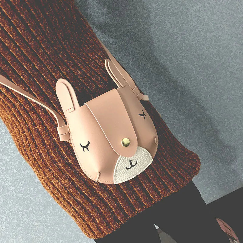Girls Lovely Cat Mini Handbag Messenger Bags for Kids