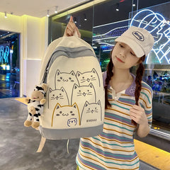 Large Capacity Student Backpack for Girls