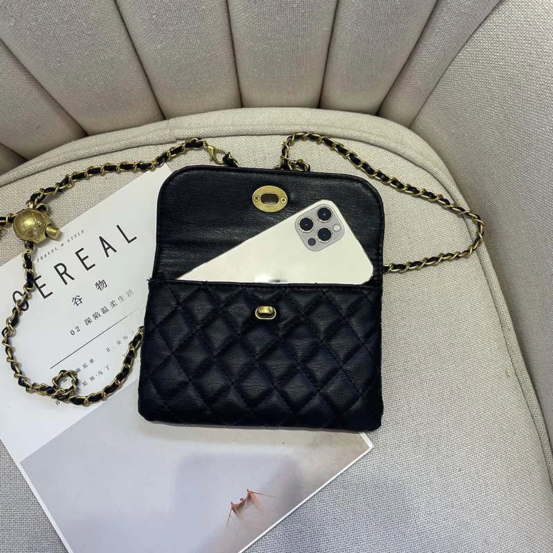 Mini Chain Waist Bag Women's Chest Bag Small Phone Bags