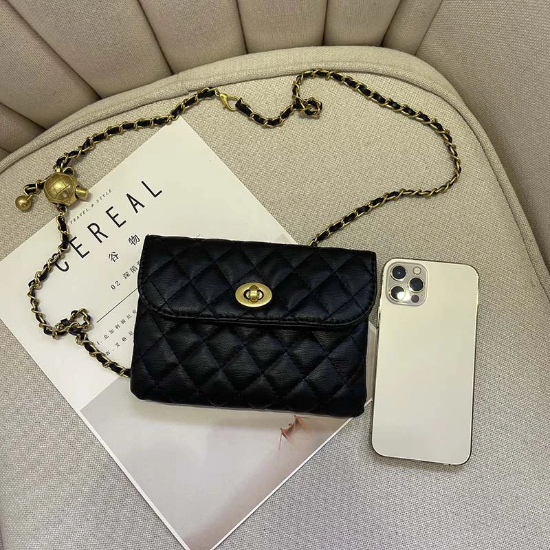 Mini Chain Waist Bag Women's Chest Bag Small Phone Bags