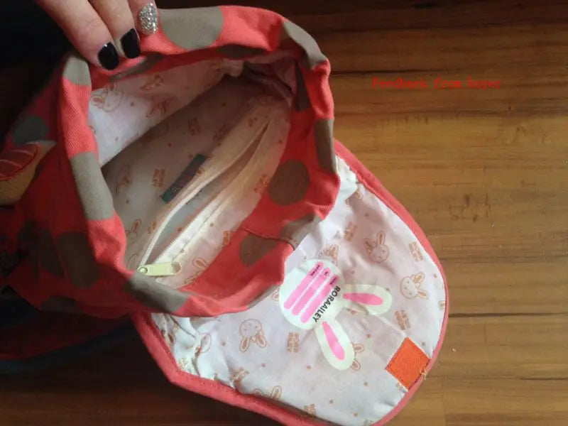 Rabbit Kids Backpack for Girls - Anti-Lost Toddler Backpack