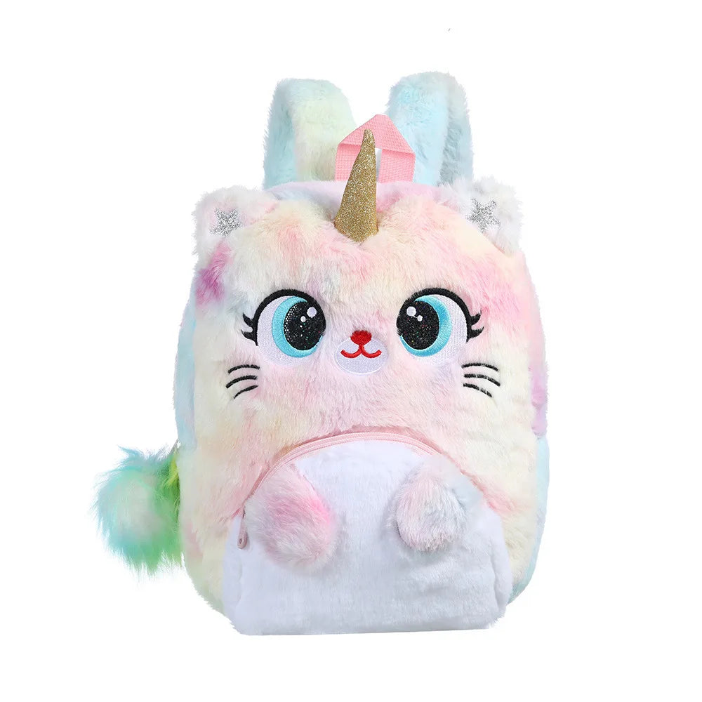 Big Eyes Cat School Backpack for Kids