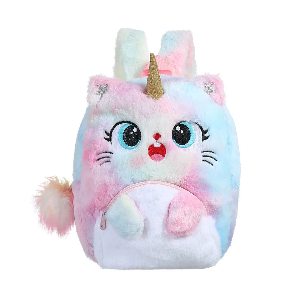 Big Eyes Cat School Backpack for Kids