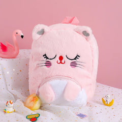 Big Eyes Cat School Backpack for Kids