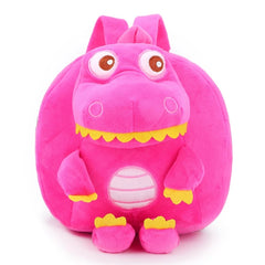 D0LF Plush Dinosaur Rucksack Cartoon Backpack Travel School Daypack