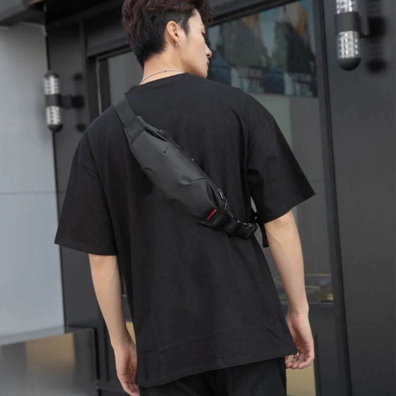 D0LF Men Fanny Pack Outdoor Sports Waist Bag Phone Pouch