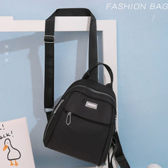 D0LF Women Backpack Purse Nylon Lightweight Casual Travel Ladies Shoulder Bag