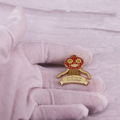 Halloween Pumpkin Enamel Brooch Pin Backpack Hat Bag Lapel Pins Badges
