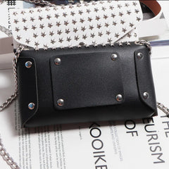 Rivet Belt Bag Leather Fanny Pack Small Waist Bags Punk Purse ZM0768