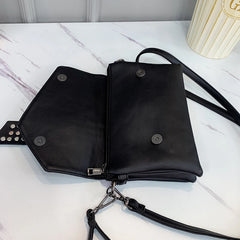 Skull Crossbody Bag Rivet Women Handbag Shoulder Bag Punk Small Lady Bags Clutch