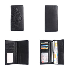 Leather Skull Wallet Women Purse Vintage Men Wallets Clutch Bag ZM0355