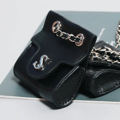 Women's Waist Bag Metal Rivet Messenger Bag ZM1375