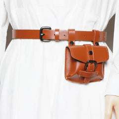 Retro Belt Bag Mini Waist Bag Small Square Fanny Pack Purse ZM1256