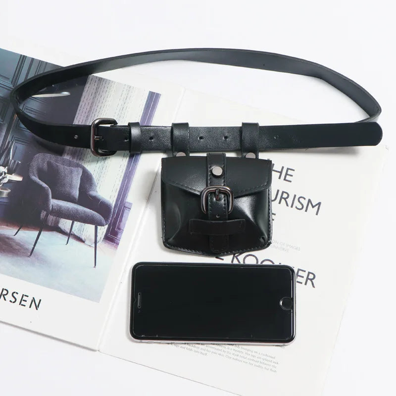 Retro Belt Bag Mini Waist Bag Small Square Fanny Pack Purse ZM1256
