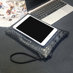 Rock Style Skull Rivet Shoulder Bag Large Capacity Envelope Clutch