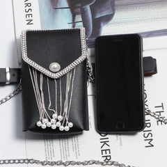Rhinestone Fanny Pack Belt Bag Flash Diamond Chest Waistbag Sling Pack