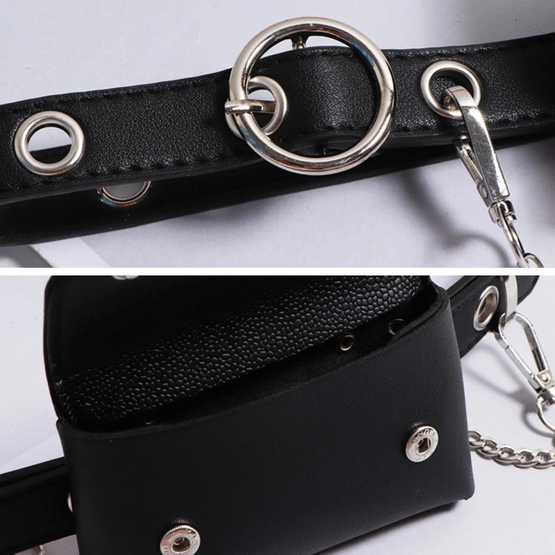 Women Waist Bag Chain Female Purse Bag Bum Sac Banane ZM1007