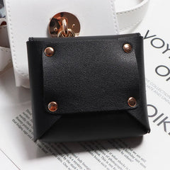 Women's Kidney Belt Bag Small Fanny Pack Metal Decoration Waist Bags ZM0779