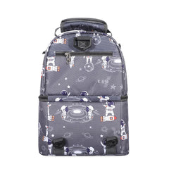 Space Print Double Lunch Box Insulated Bag