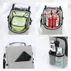 Waterproof Lunch Bag Aluminum Foil Lining Insulated Thermal Container