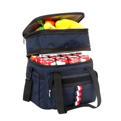 Leak-Proof Refrigerated Cooler Bag Holds 36 Cans