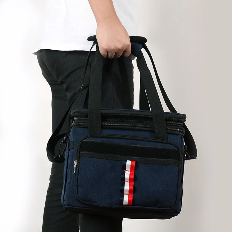 Leak-Proof Refrigerated Cooler Bag Holds 36 Cans