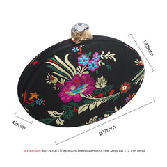 DGPeafowl Women Bag Tassel Metal Cheongsam Clutch Chain Shoulder Evening Bags