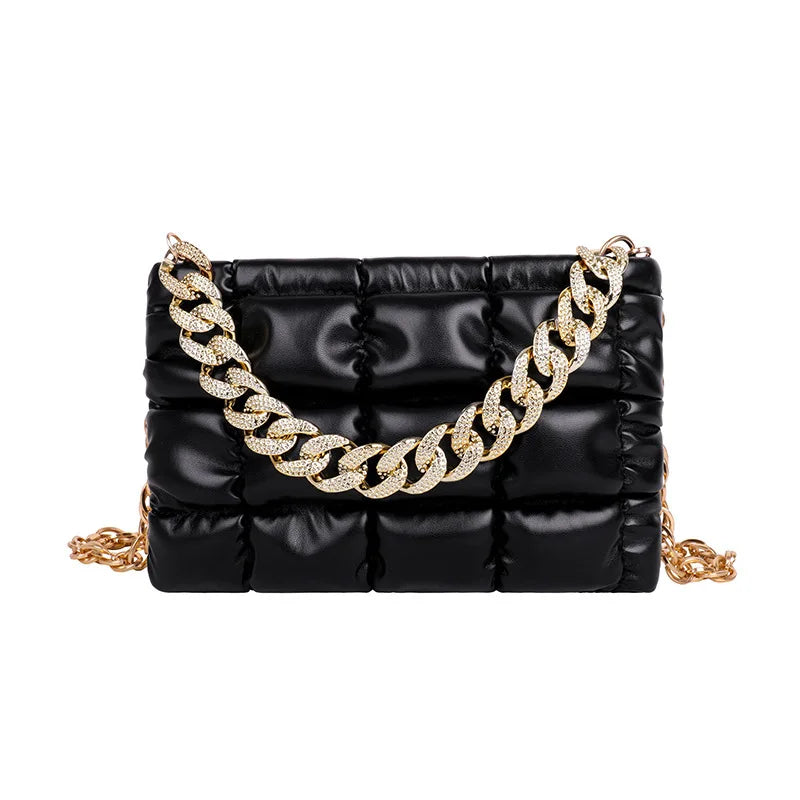 Women's Shoulder Bag with Chain Strap