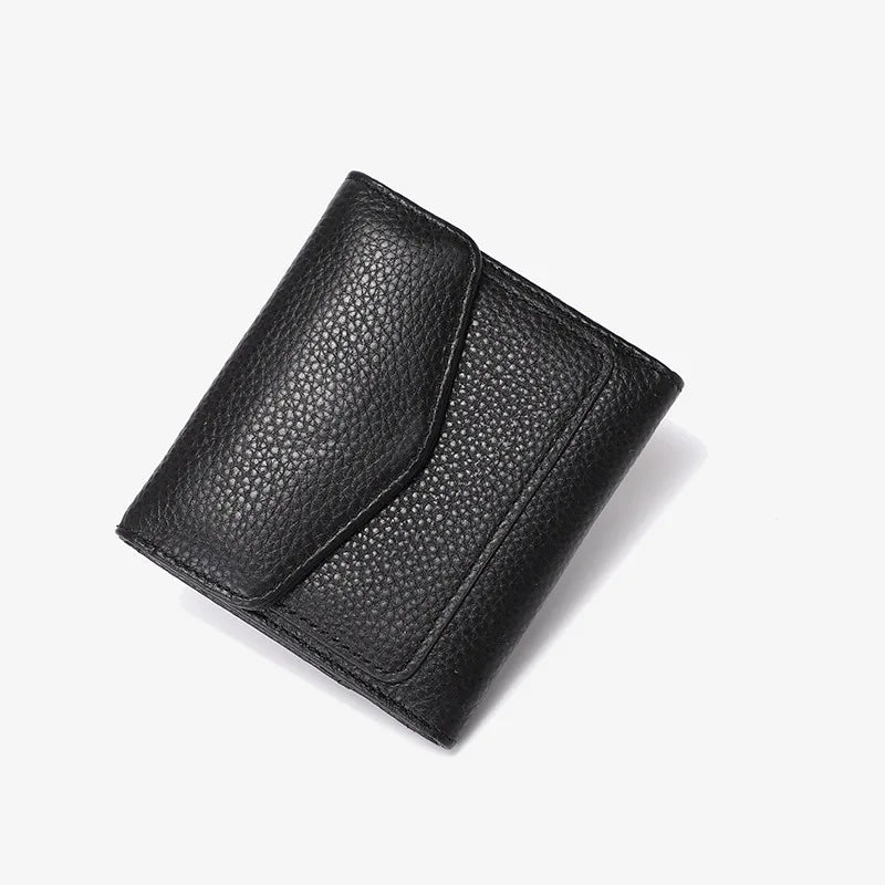 Women's Mini Leather Short Wallet Lovely Small Purse