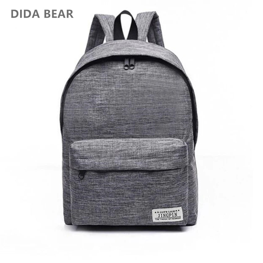 Canvas Backpacks Large School Bags For Teenager Travel Laptop