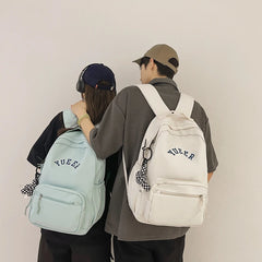 Nylon Women Backpack Female Letter Printing Portable Travel Bag