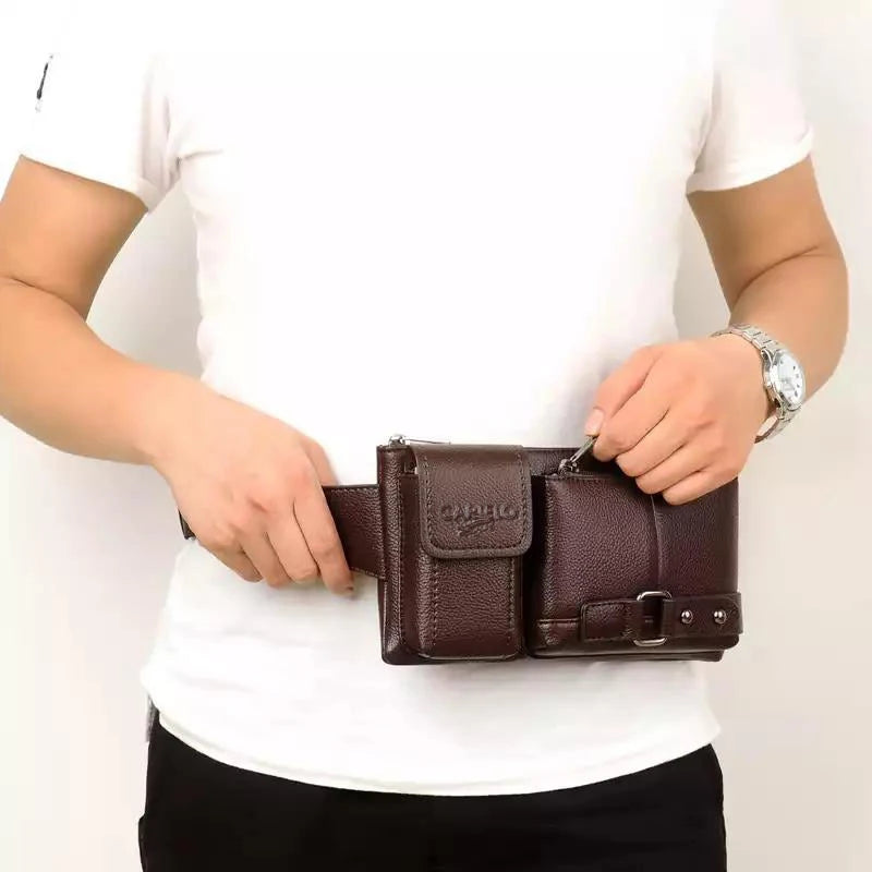Waterproof Close-fitting Waist Bag for Men