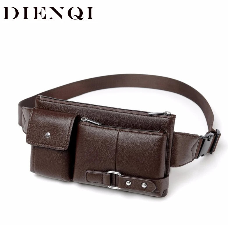 Waterproof Close-fitting Waist Bag for Men