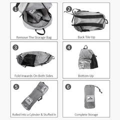 Waterproof Collapsible Sport Pack Bags Unisex Anti-theft Backpack Woman Travel
