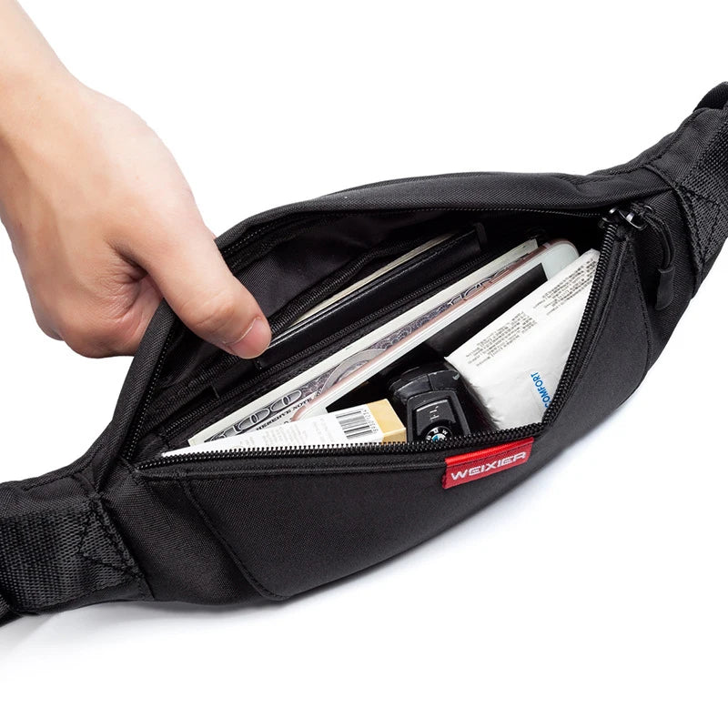 Men's Anti-theft Chest Bag Waterproof Waist Belt Fanny Pack