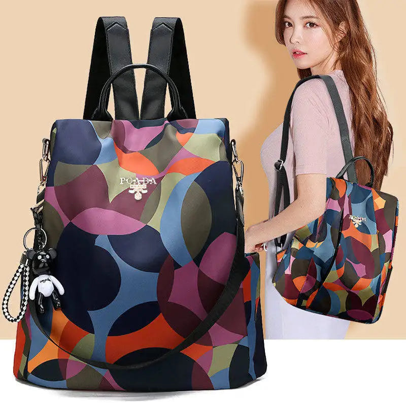 Preppy Style Backpack Women Girl Student School Bag