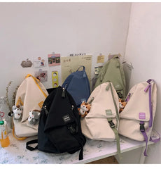 Vintage Harajuku School Backpack for Teenage Girls