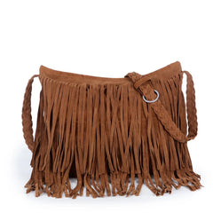 Bohemia Suede Tassel Shoulder Bag Crossbody