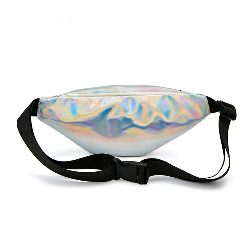 Holographic Waist Packs Laser Bag Shoulder Women Travel Bag