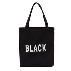 Canvas Beach Travel Bag Letters Women Shoulder Handbags Zipper Bag