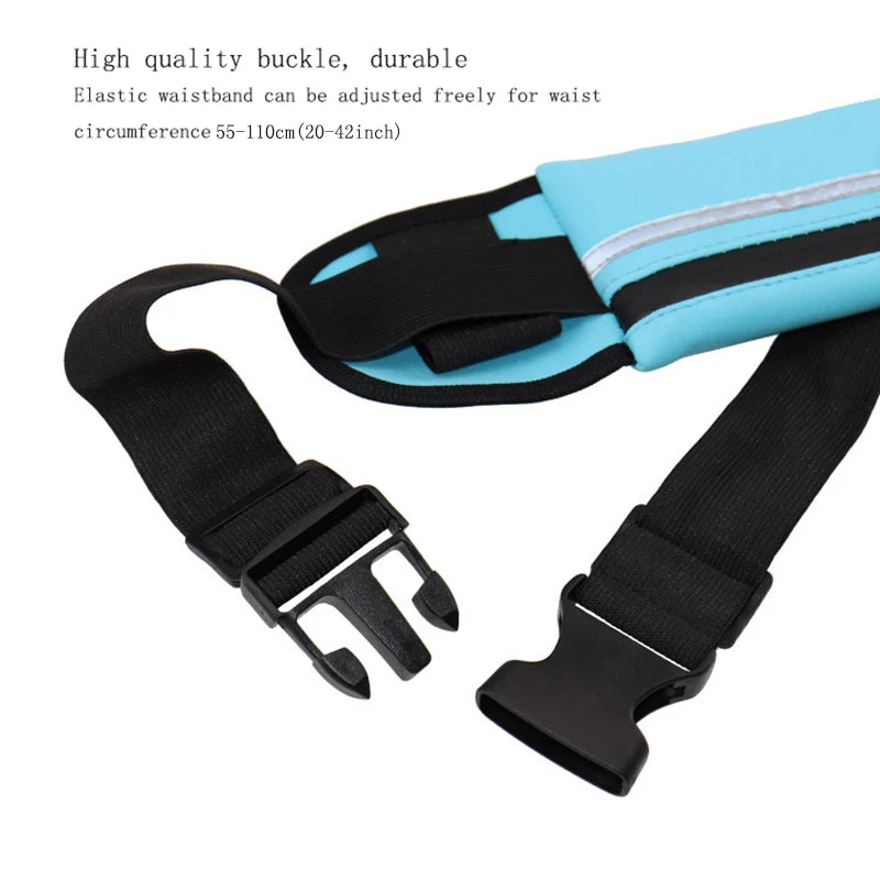 Waterproof Mini Fanny Pack USB Waist Bag Travel Phone Belt Bag