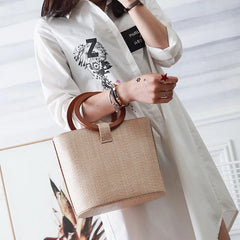 DIINOVIVO Bohemia Style Women's Summer Bags Straw Beach Bag