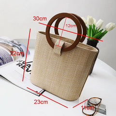 DIINOVIVO Bohemia Style Women's Summer Bags Straw Beach Bag