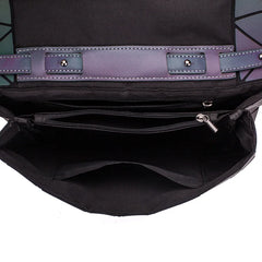 Geometric Messenger Bag Reflective Small Envelope Purse