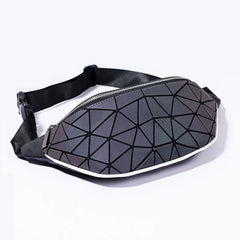 Holographic Reflective Waist Pack for Women